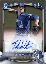 2025 Bowman Chrome #CPA-BW Blake Wolters Prospect Autographs