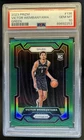 2023-24 Panini Prizm Victor Wembanyama RC Prizm Green Rookie #136 Spurs PSA 10