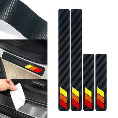 Car Door Plate Scuff Sill Cover For Nissan Anti Scratch Decal Sticker Protector