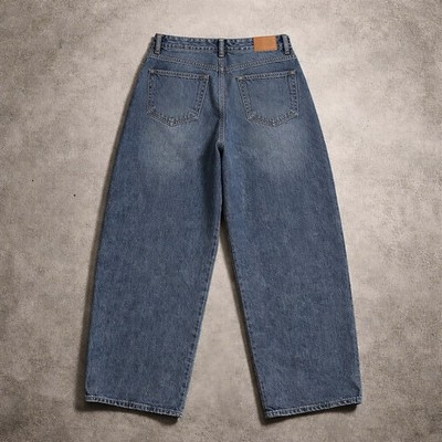 Vintage Wide-Leg Black Y2K Grunge Emo Skater Baggy Jeans | eBay