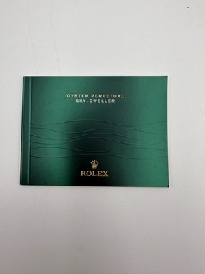 ROLEX SKY-DWELLER ENGLISH LANGUAGE BOOKLET BOOKLET YEAR 2014 ORIGINAL VINTAGE