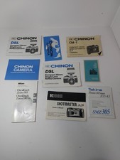 Vintage Camera Manuals/Papers Lot