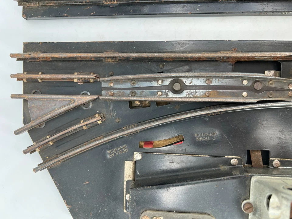 American Flyer #688 O Gauge Lot of (2) Switch Track Left/Right Fair Condition - Image 4 of 4