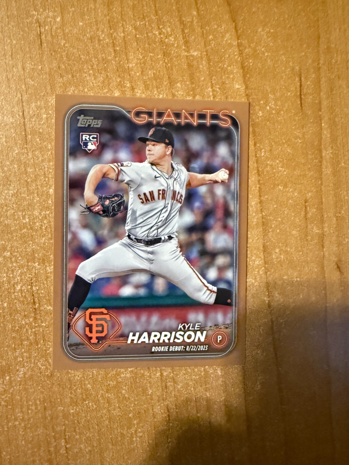 2024 Topps Update - Kyle Harrison - #US83 Gold Parallel #d /2024