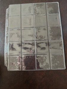 35Mm Slide Page Holds Twenty 2X2" Mounted Transparencies/Side Loading/Pack of 25