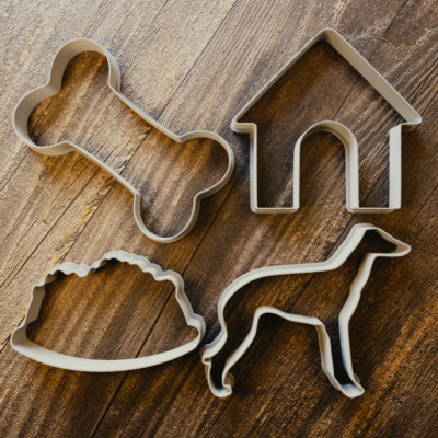 Windhund Hundepackung Keksausstecherpackung