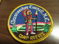 Camp Reeves Occoneechee Council Pocket Patch       CP2