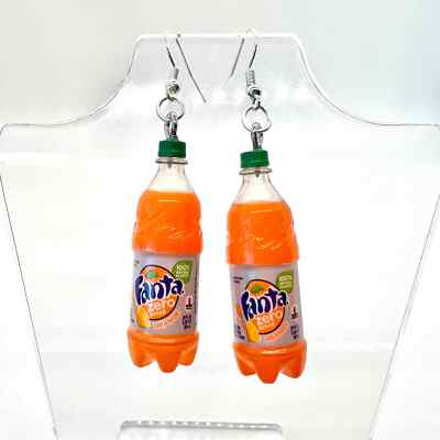 Fanta Zero Earrings - Drink Earrings - Bottle Earrings - Mini Brands Series 5