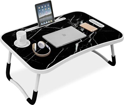Klappbarer Laptop Tischständer Betttablett Sofa Schoß Computer Schreibtisch Notizbuch Frühstück