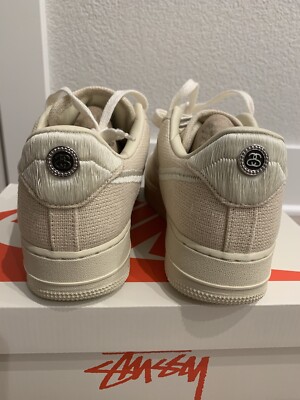 Size 9.5 - Nike Air Force 1 Low Stussy Fossil not dunk sb jordan