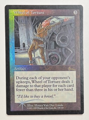 MTG WHEEL OF TORTURE (FOIL) Urza's Legacy (OldManMTG 002-976) | eBay