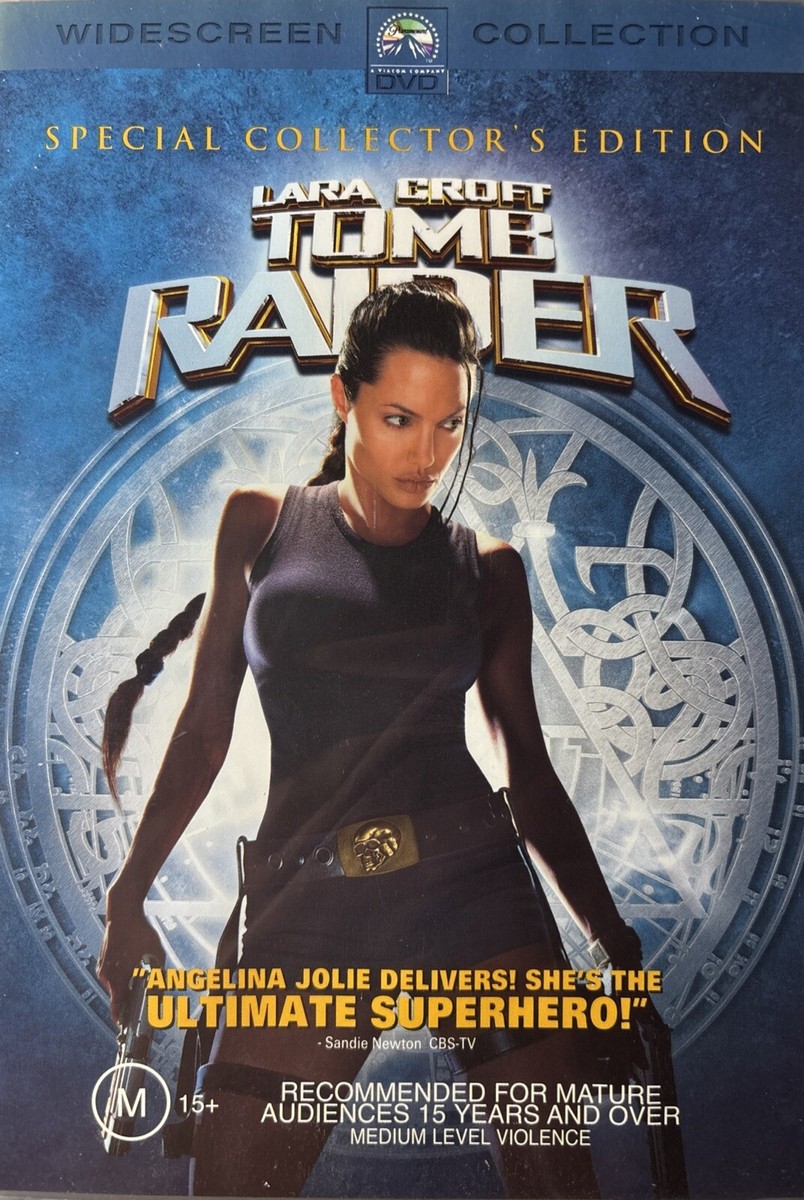 DVD NEW: Tomb Raider 2001 Action Adventure, Region 4, Stars Sexy