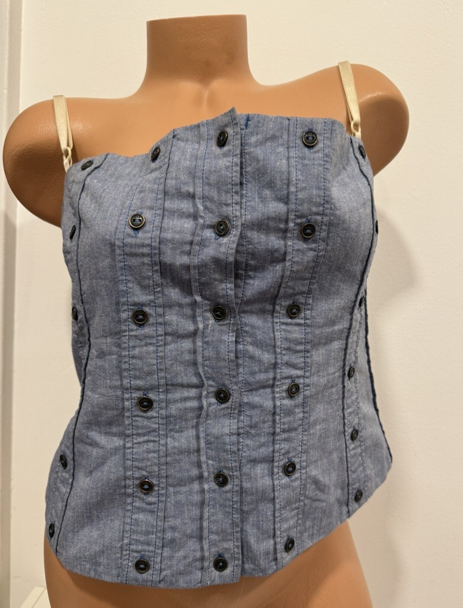 Top Bustier D&G Dolce & Gabbana Gris Clair Taille L/FR 42/44 - Neuf Avec étiquettes, Style Basique à Bretelles