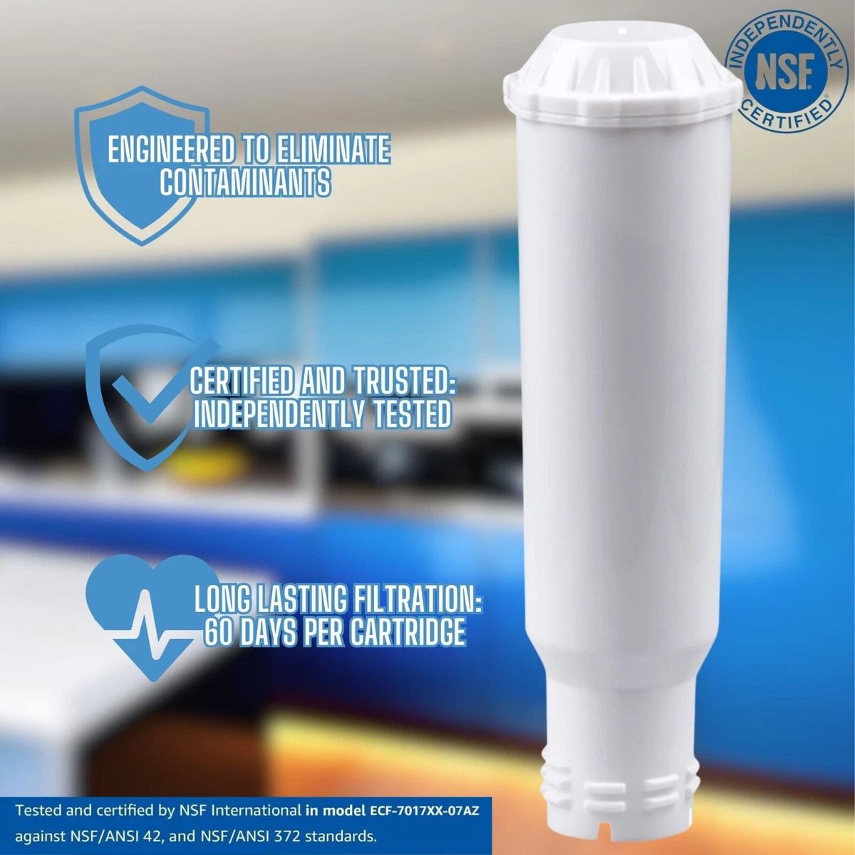 Filtro De Agua Para Cafetera Compatible Con Krups F088 Melitta 192830 Pro Aqua