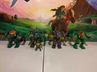 1996 Vintage TMNT Muta Force Teenage Mutant Ninja Turtle Lot of 4 Mech Suit RARE