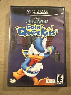 Disney's Donald Duck: Goin' Quackers (Nintendo GameCube) Complete CIB TESTED!