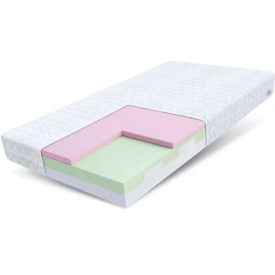 FDM Matratze 70x140 cm Kaltschaum Kindermatratze PARMA H2 H3 HR Schaum Visco 15 cm