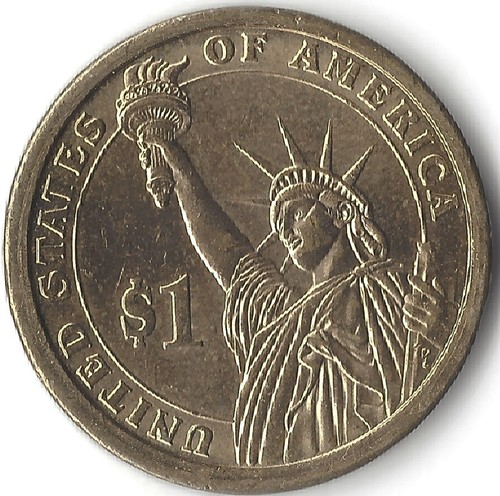 2009-P, James K. Polk, PRESIDENTIAL DOLLAR, (U.S. COIN, MONEY, COLLECTIBLE) b - Picture 2 of 2