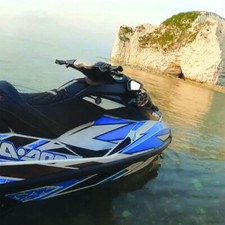 JET SKI SMALL RIB MARINE AUDIO SYSTEM - WHITE CANS, SPEAKERS, AMP & B TOOTH UNIT