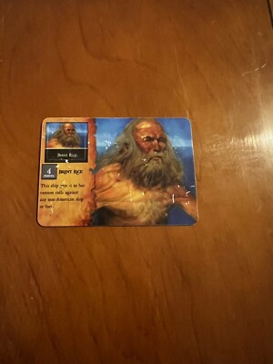 BRENT RICE Barbary Coast Pirates Wizkids CSG Pocketmodel