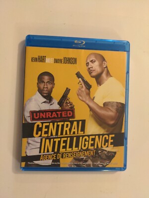 Central Intelligence (Blu-ray/Dvd, 2016) Kevin Hart, Dwayne Johnson, Bilingual 