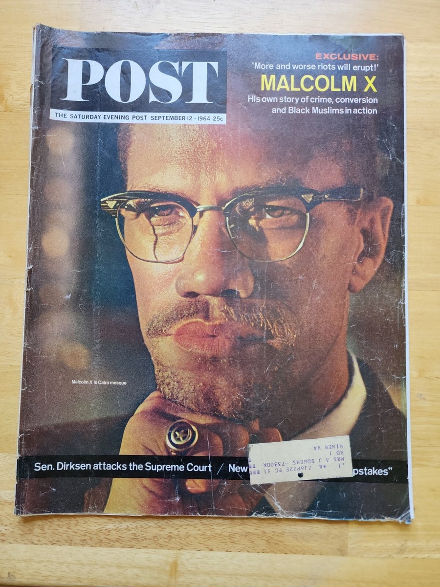 雑誌 POST Malcolm X 1964年 雑誌 POST Malcolm X 1964年 雑誌 POST Malcolm X 1964年