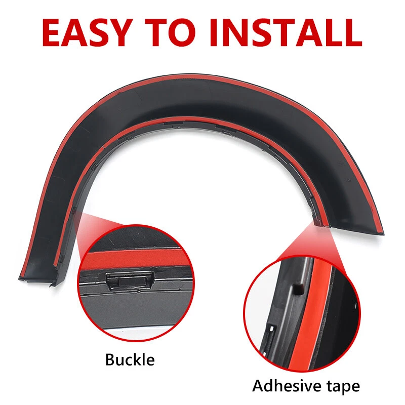 For Dodge Challenger 2015-2023 Upgrade Fender Flares Set Demon SXT GT V6 3.6L — 第 3/4 张图片