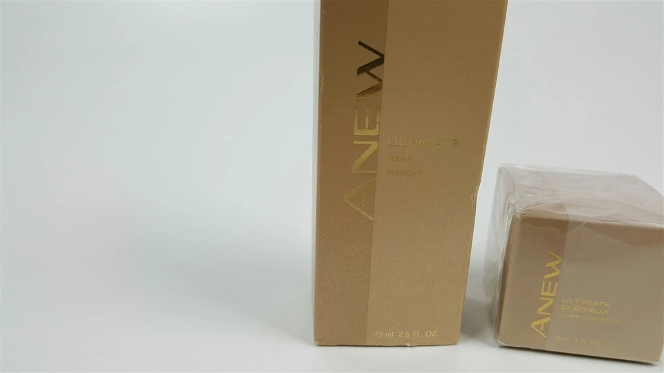 Lot of 2 Avon Anew Ultimate Mask + Ultimate Eye - Factory Sealed - Image 3 of 3