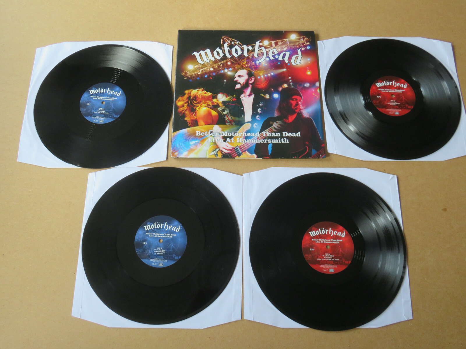 MOTORHEAD Better Motorhead Than Dead 4x LP 2007 ORIGINAL 1ST PRESSING SPV91631LP