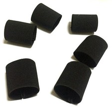 New High Quality Tactical Retaining Bands 2" - 6pk 2 inches - Black