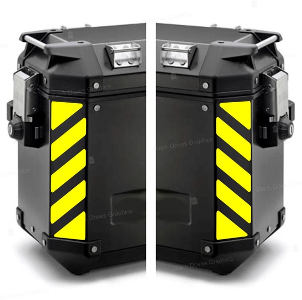 2X Reflektierende Streifen Fluo Gelb AdhäSiv Givi Trekker Outback 48 37-image