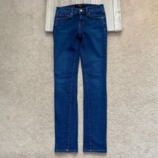 J Brand Skinny Leg Jeans In Waltz Womens Size 24 Denim Medium Wash Whiskering