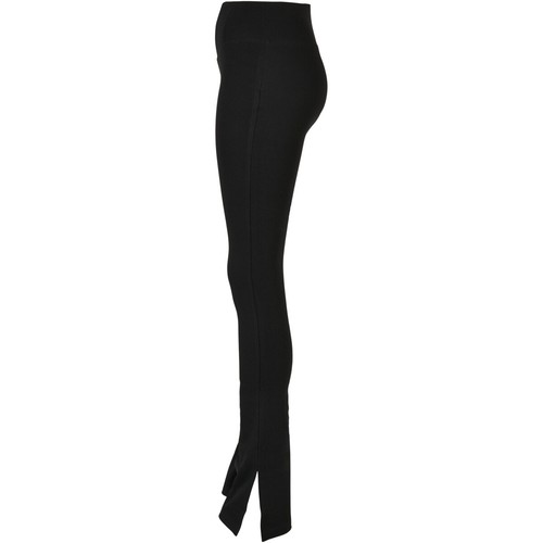Urban Classics Ladies High Waist Side Slit Leggings Damen Sporthose Freizeit - Picture 13 of 21