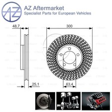 Fits Volvo V40 2012-2019 Ford Kuga 2008-2012 + Other Models AZ Front Brake Disc