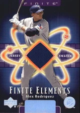 2003 Upper Deck Finite Elements Game Jersey #AR Alex Rodriguez Jsy - NM-MT