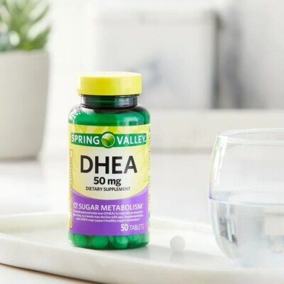 Spring Valley DHEA Tablets, 50 mg, 50 Count - Free Shipping