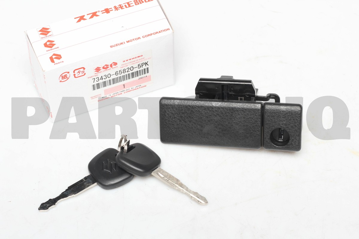 73430658205PK Genuine Suzuki LOCK, GLOVE BOX (BLACK) 73430-65820