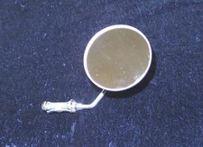 RÜCKSPIEGEL CHROM RUND INNENLENKER BEFESTIGUNG 22MM RECHTS - AWO.... 007*