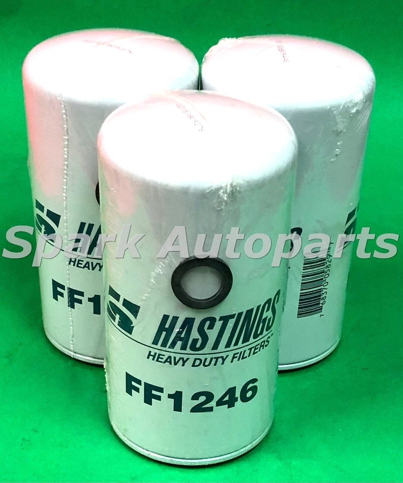 New Lot of 3 Fuel Filter HASTINGS FF1246 For AUTOCAR LLC. Xspotter Off Road Foto 2 de 3