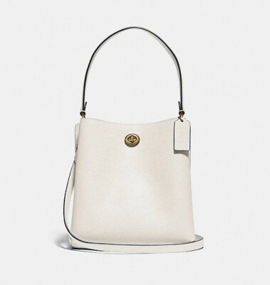 COACH 89102 Charlie bucket bag 21 Chalk NWT | eBay