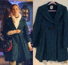 Cappotto tweed Nanette Lepore taglia Aso Blair Waldorf Gossip ragazza taglia Us 10/ UK12