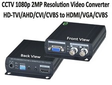 1080p 2MP CCTV HDTVI AHD CVI CVBS to HDMI VGA Composite Video Converter AD001HD4