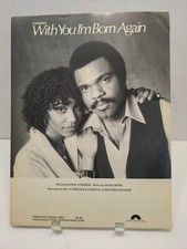 With You I'm Born Again Billy Preston Syreeta Sheet Music R&B Soul 1970s     F5F