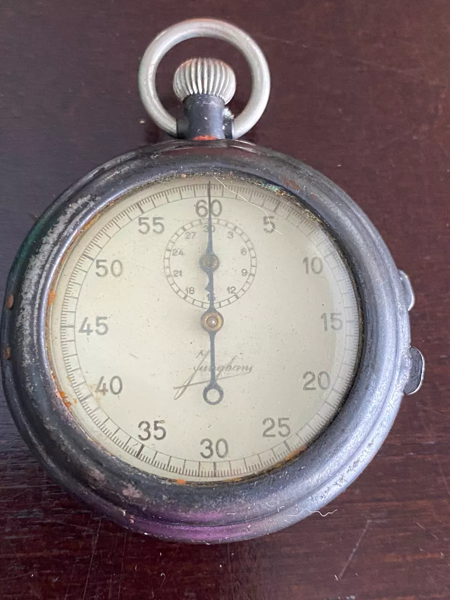 VINTAGE WW2 JUNGHANS TORPEDO U BOAT TIMER W ORIGINAL OUTER CASE