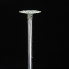 10Pcs 0.9mm Thickness Flat Tip Diamond Mounted Points Grinding Bits
