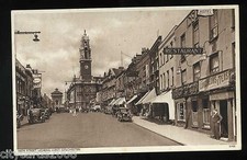 COLCHESTR   Essex  High Street  looking West  with Cars parked