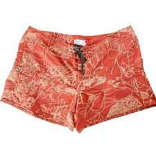 Patagonia Water Girl Burnt Orange Board Shorts. Sz. 14