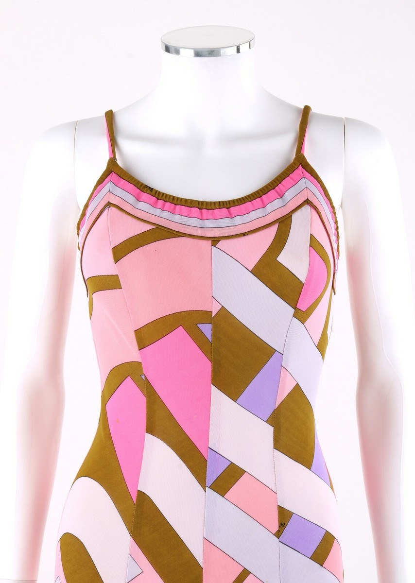 EMILIO PUCCI キャミソール ビーチウェア 美品 Vintage Emilio Pucci Mini Dress by Pucci - Pickle