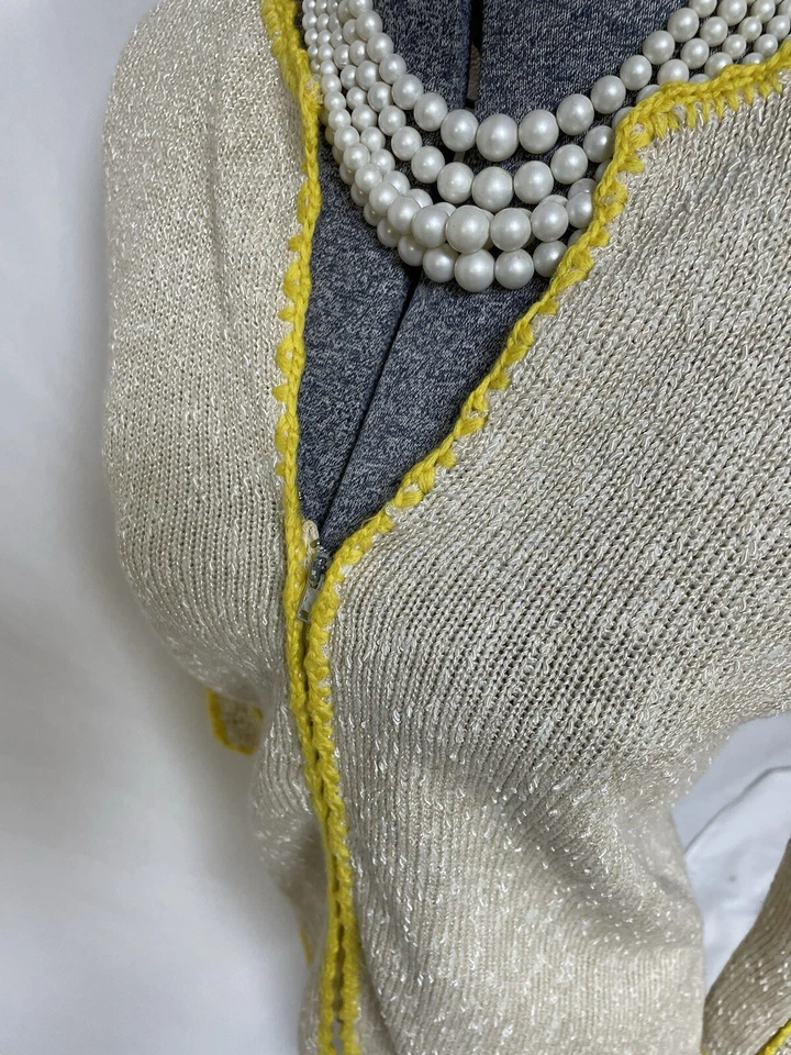 Conjunto de falda boho Stuart Mackey California años 70 talla M 2 piezas crochet cintura elástica Foto 2 de 4