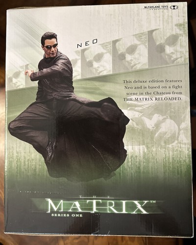 MISB Neo Chateau 2 Figure Deluxe Box Set New Matrix Reloaded Movie McFarlane - Picture 2 of 8